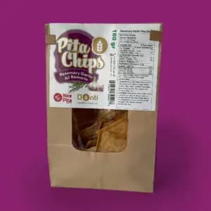 Rosemary & Garlic Pita Chips